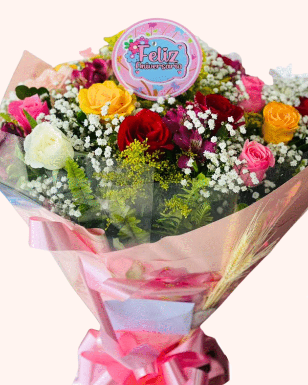 12 Rosas Coloridas