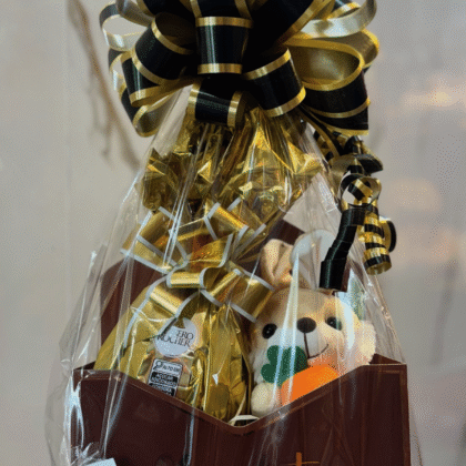 Ovo de Páscoa Ferrero Rocher com Coelho de Pelúcia